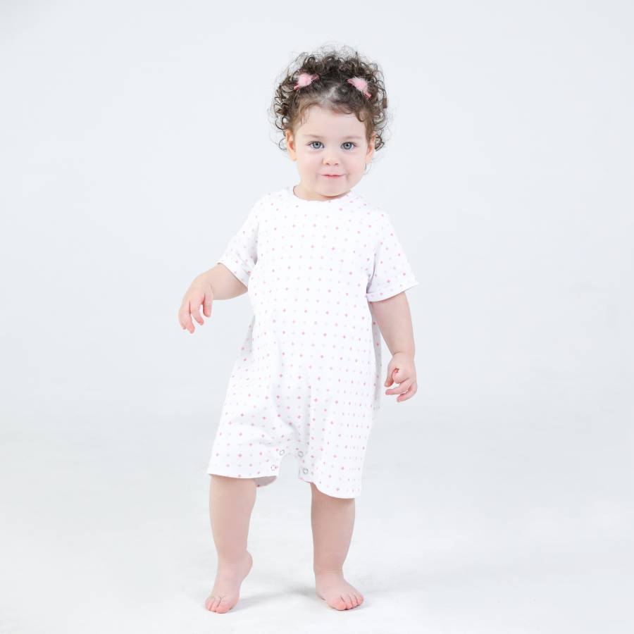 Пижама С Короткими Рукавами Для Новорожденных Девочек