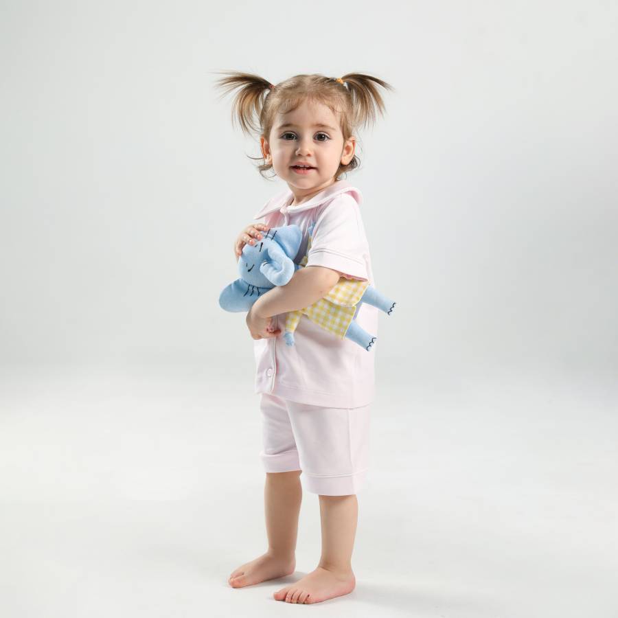 Short Sleeve Pajamas For Baby Girl